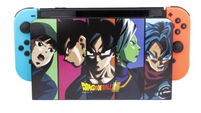 Echad un vistazo a esta cubierta para el dock de Nintendo Switch inspirada en la Saga de Black de Dragon Ball Super