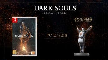 Dark Souls Remastered se estrena el 19 de octubre en Nintendo Switch junto al amiibo de Solaire de Astora