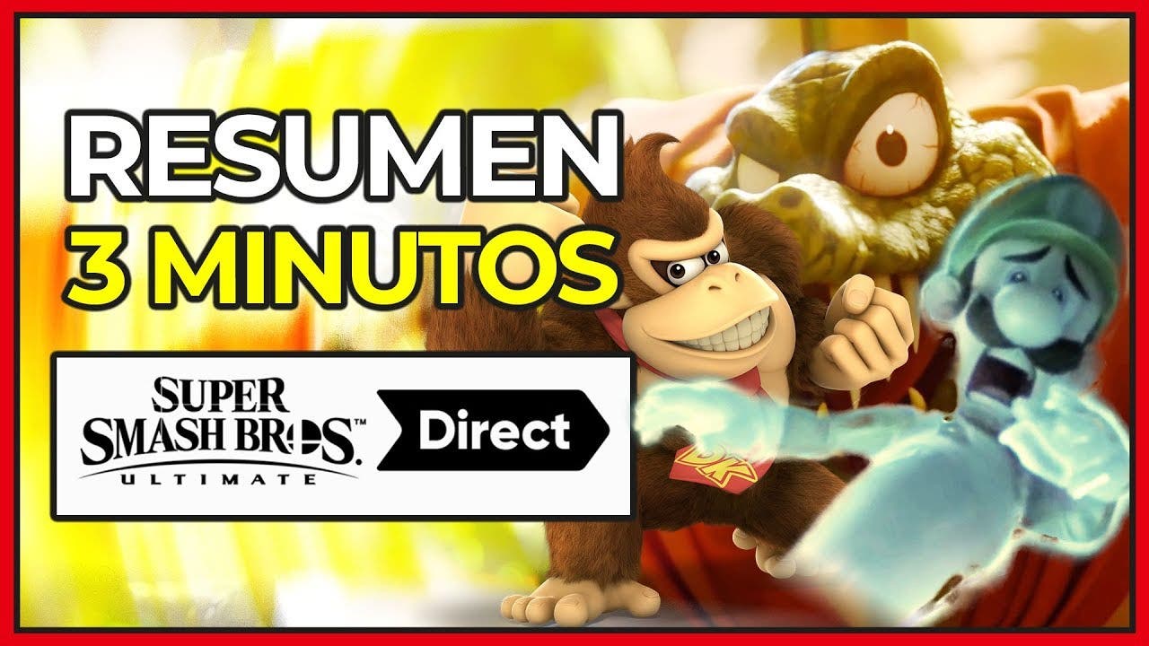 [Vídeo] ¡Resumen en 3 minutos del Super Smash Bros. Ultimate Direct!
