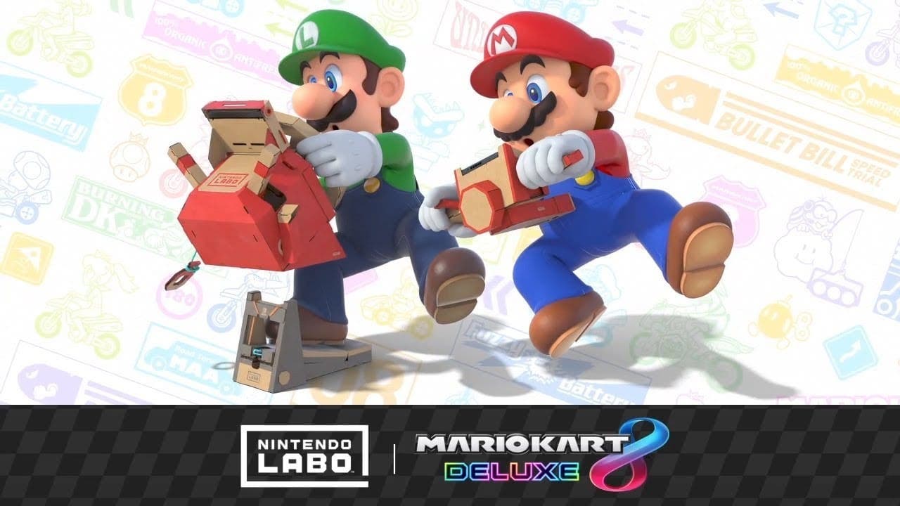 [Act.] Mario Kart 8 Deluxe es compatible con en Kit de vehículos de Nintendo Labo