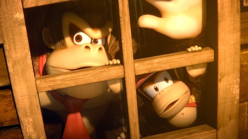 Obras en Super Nintendo World de Universal Studios Japan parecen dejar ver un decorado de Donkey Kong