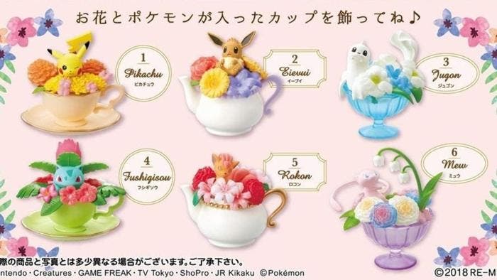 Ya puedes reservar estas nuevas tazas florales de Pokémon a través de Amazon Japón