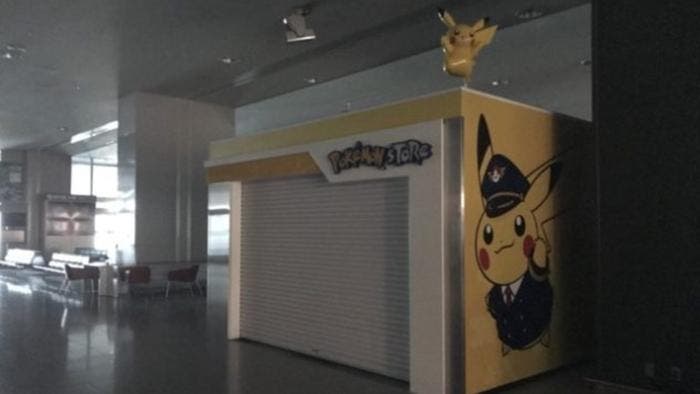 Las dos Pokémon Stores del aeropuerto japonés de Kansai no parecen haberse visto afectadas por las inundaciones