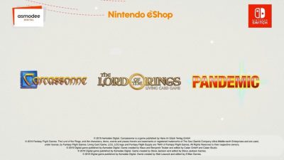 Asmodee Digital lanzará varios juegos de mesa en Switch, incluyendo Pandemic, Carcassonne y Munchkin