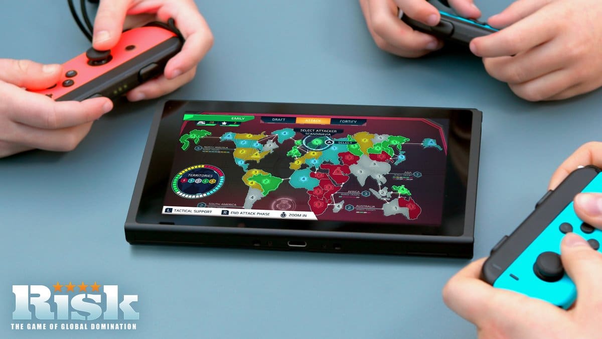Risk, Trivial Pursuit Live! y Hasbro Game Night llegarán a Nintendo Switch el 30 de octubre