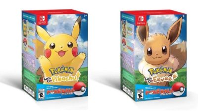 Pokémon: Let’s Go, Pikachu! / Eevee! actualiza la caja del pack del juego con Poké Ball Plus