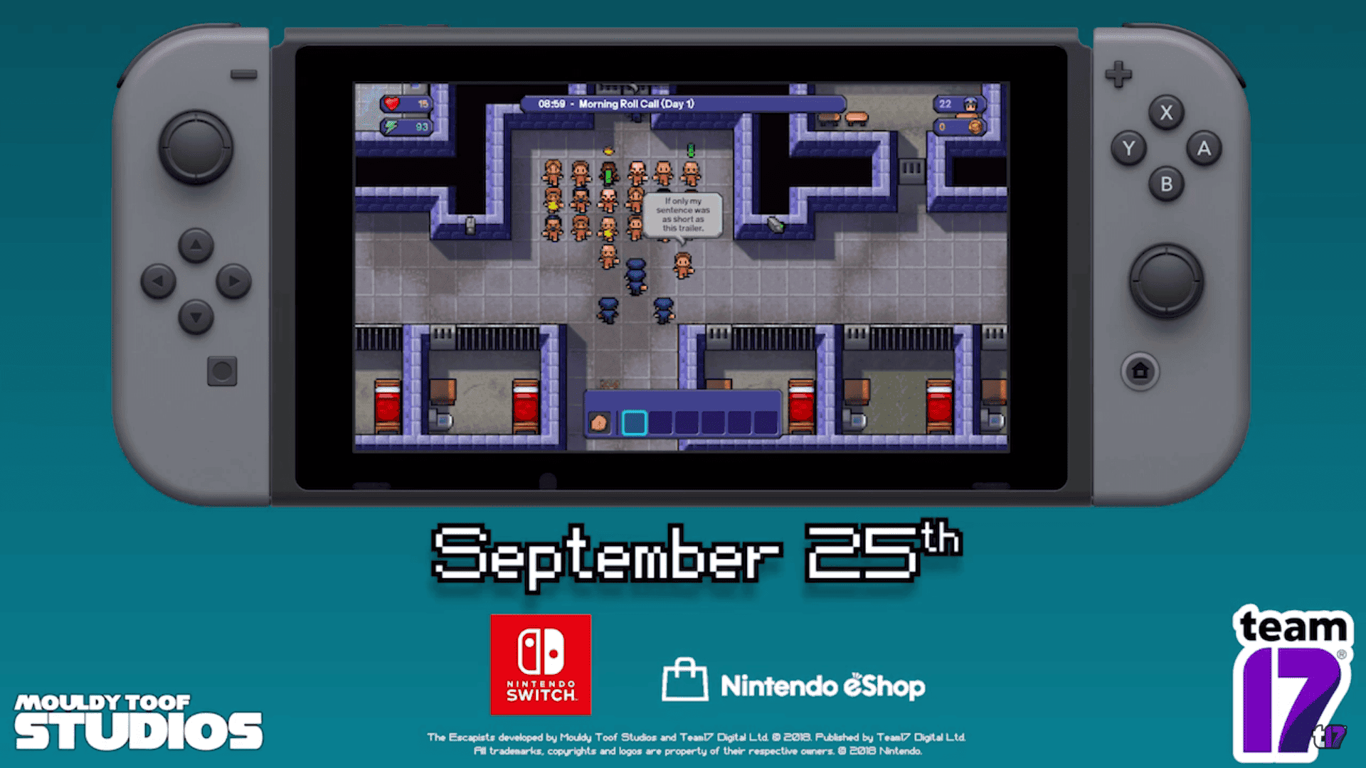 The Escapists: Complete Edition llegará a Nintendo Switch el 25 de septiembre