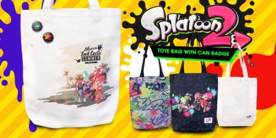 Echad un vistazo a estas bolsas de Splatoon 2 que se lanzarán en noviembre en Japón