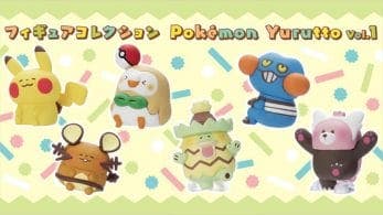 La colección de figuras Pokémon Yurutto ha sido anunciada en Japón