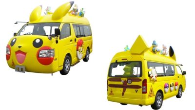 Ya se puede comprar en Japón este autocar escolar de Pikachu