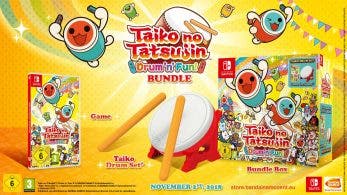 El lanzamiento en Europa del pack de Taiko no Tatsujin: Drum ‘n’ Fun y el tambor del juego ha sido confirmado