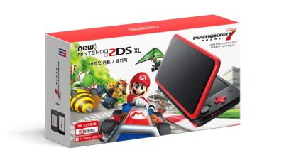 Corea del Sur recibirá el pack de New Nintendo 2DS XL Rojo + Negro con Mario Kart 7