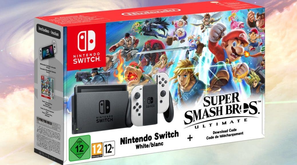 Amazon España utiliza por error un fanart para listar el pack de Nintendo Switch y Super Smash Bros. Ultimate