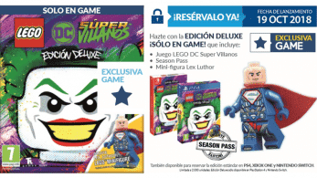 LEGO DC Súper-Villanos contará con una Edición Deluxe exclusiva de tiendas GAME