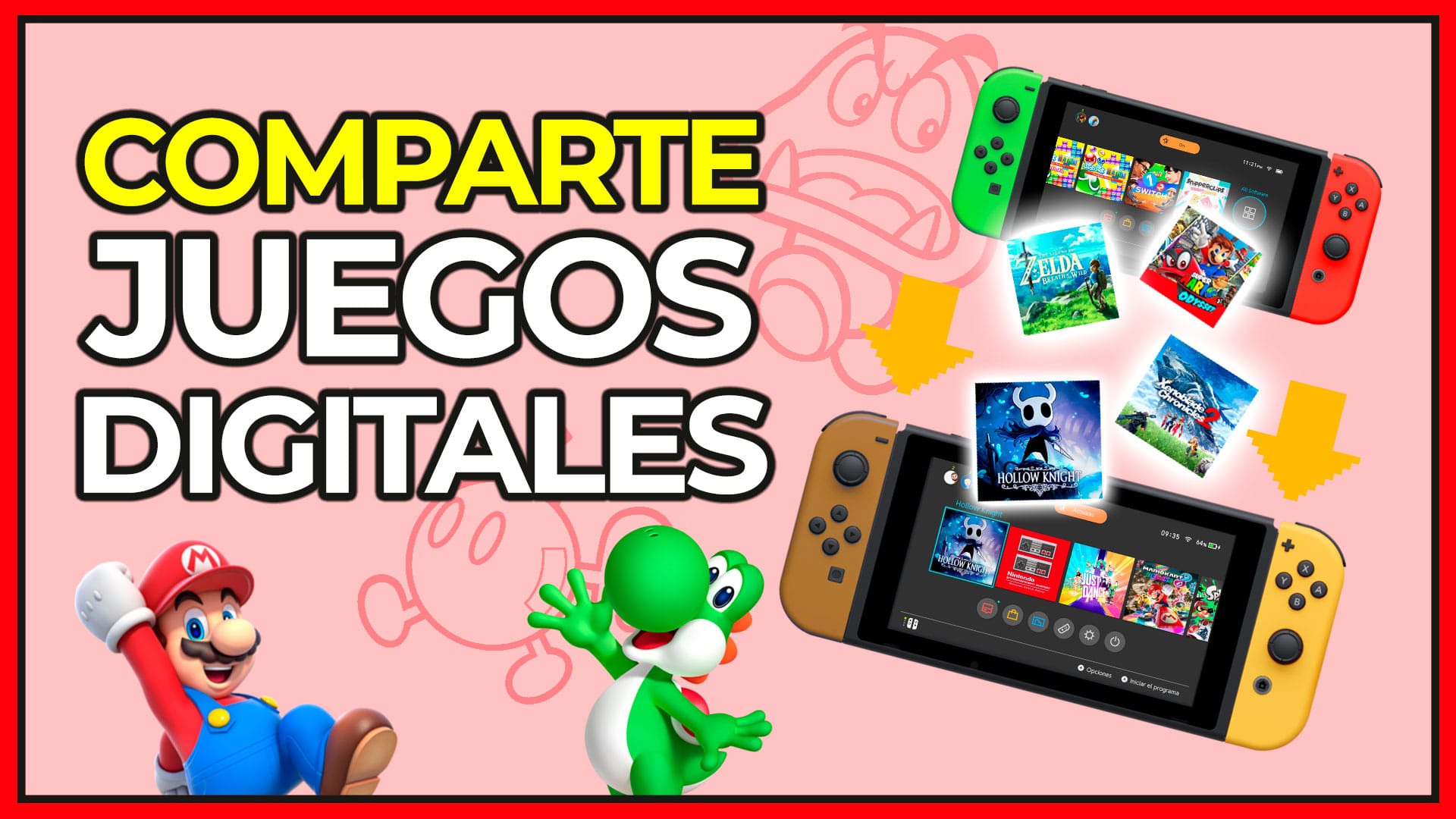 [Tutorial] Comparte juegos digitales con amigos en Nintendo Switch