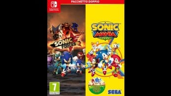 Así es el pack doble italiano de Sonic Mania Plus y Sonic Forces para Nintendo Switch