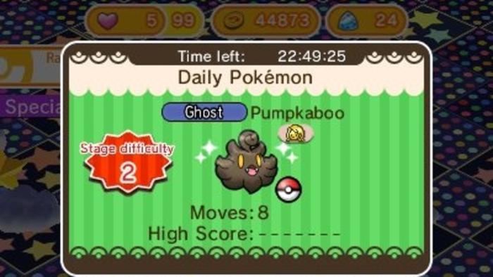 Pokémon Shuffle recibe fases especiales por Halloween