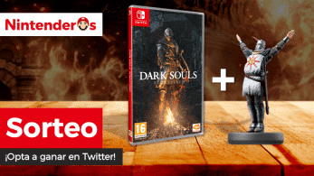 [Act.] ¡Sorteamos una copia física de Dark Souls: Remastered para Switch + amiibo de Solaire de Astora en Twitter!