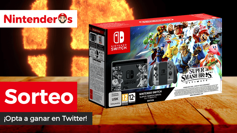 [Act.] ¡Sorteamos una Nintendo Switch Super Smash Bros. Ultimate Edition en Twitter!