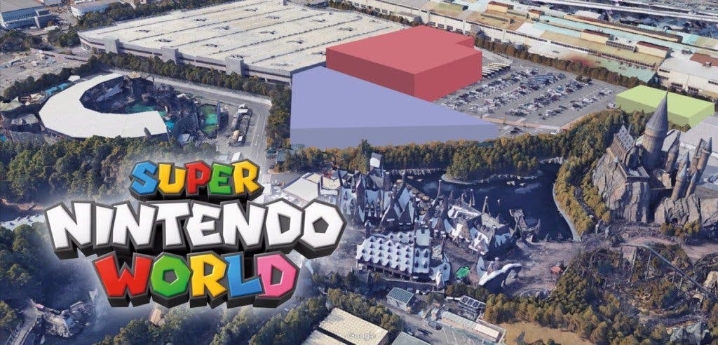 Estas imágenes nos muestran cómo avanza la construcción de Super Nintendo World en Universal Studios Japan