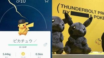 Este peluche negro de Pikachu, inspirado en la nueva gorra de Pokémon GO, ha sido revelado
