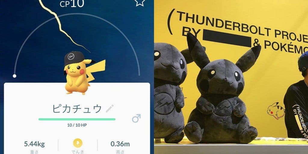 Este peluche negro de Pikachu, inspirado en la nueva gorra de Pokémon GO, ha sido revelado