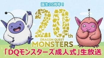 Dragon Quest Monsters celebrará el 20º aniversario de la saga con una transmisión el 6 de noviembre