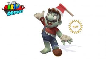 Super Mario Odyssey recibe el atuendo de zombi y nuevos filtros