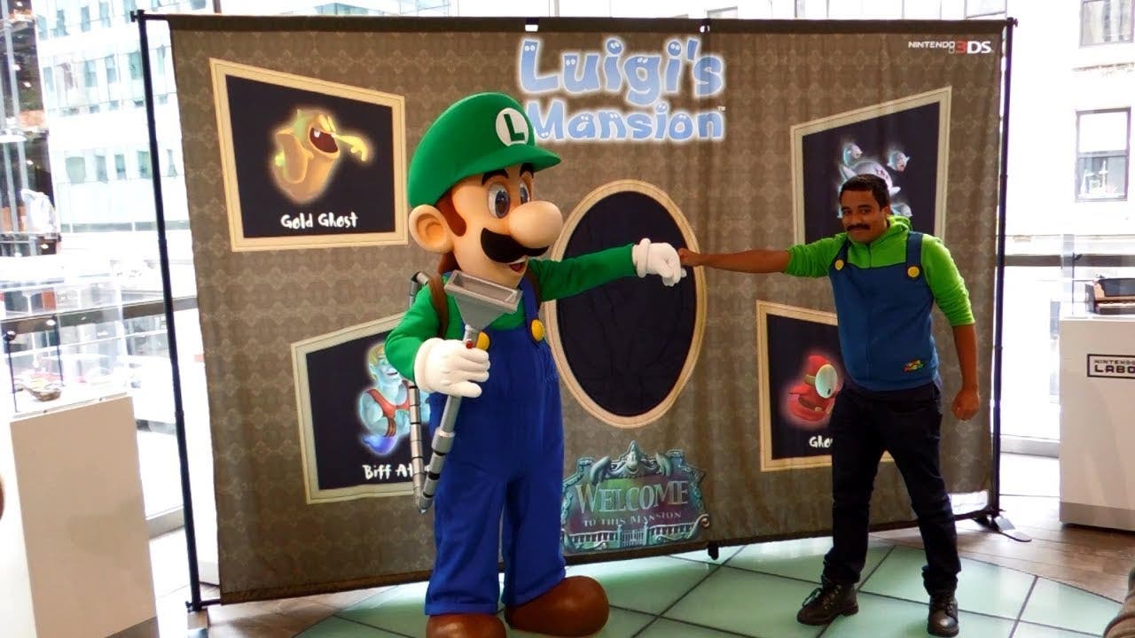 Echa un vistazo a la genial fiesta de estreno de Luigi’s Mansion en Nintendo NY