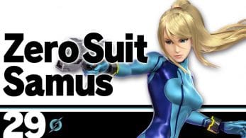 Samus Zero protagoniza la entrada de hoy del blog oficial de Super Smash Bros. Ultimate