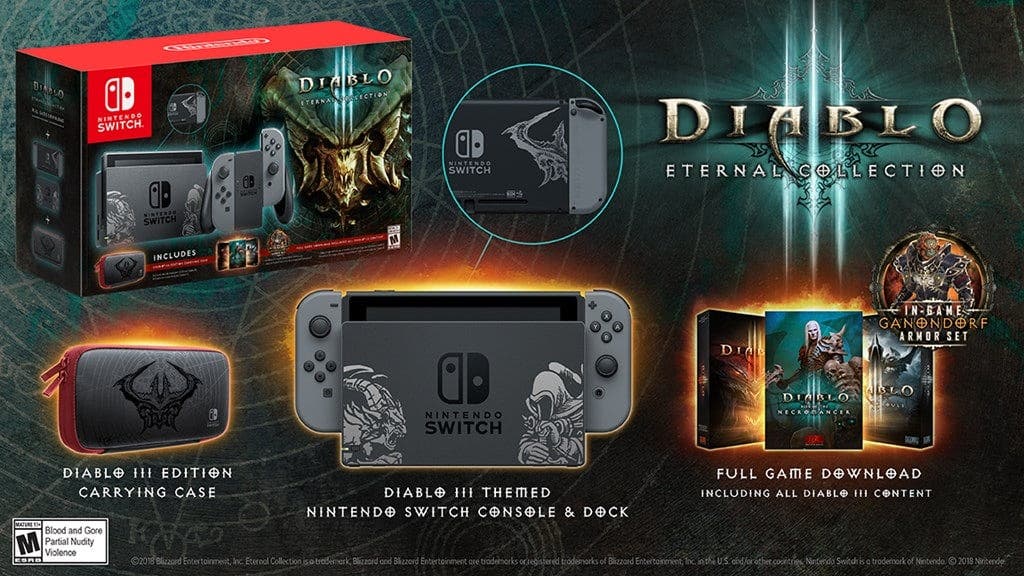 Francia contará con 10 mil unidades de la Edición Limitada de Diablo III para Nintendo Switch en su lanzamiento