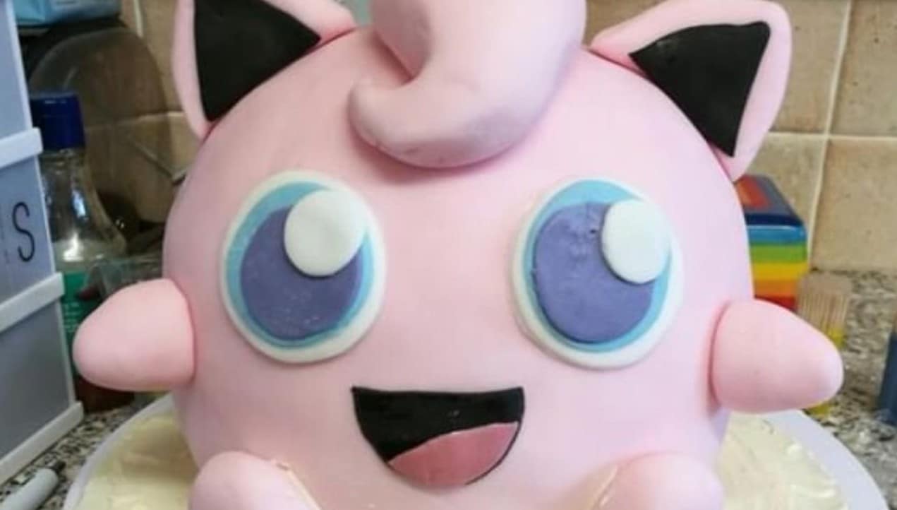 Alucina con esta genial tarta Pokémon con forma de Jigglypuff