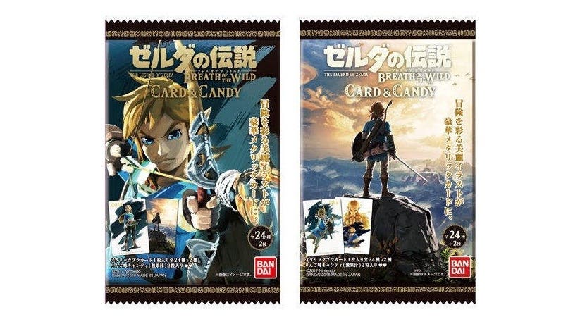 Estos caramelos con cartas coleccionables de Zelda: Breath of the Wild se pueden comprar desde hoy mismo en Japón