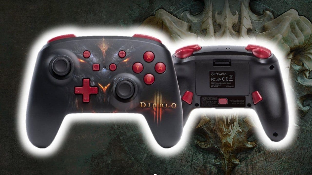 PowerA anuncia este Pro Controller de Diablo III: Eternal Collection para Nintendo Switch para América