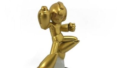 Capcom rifa 10 amiibo de Mega Man dorado