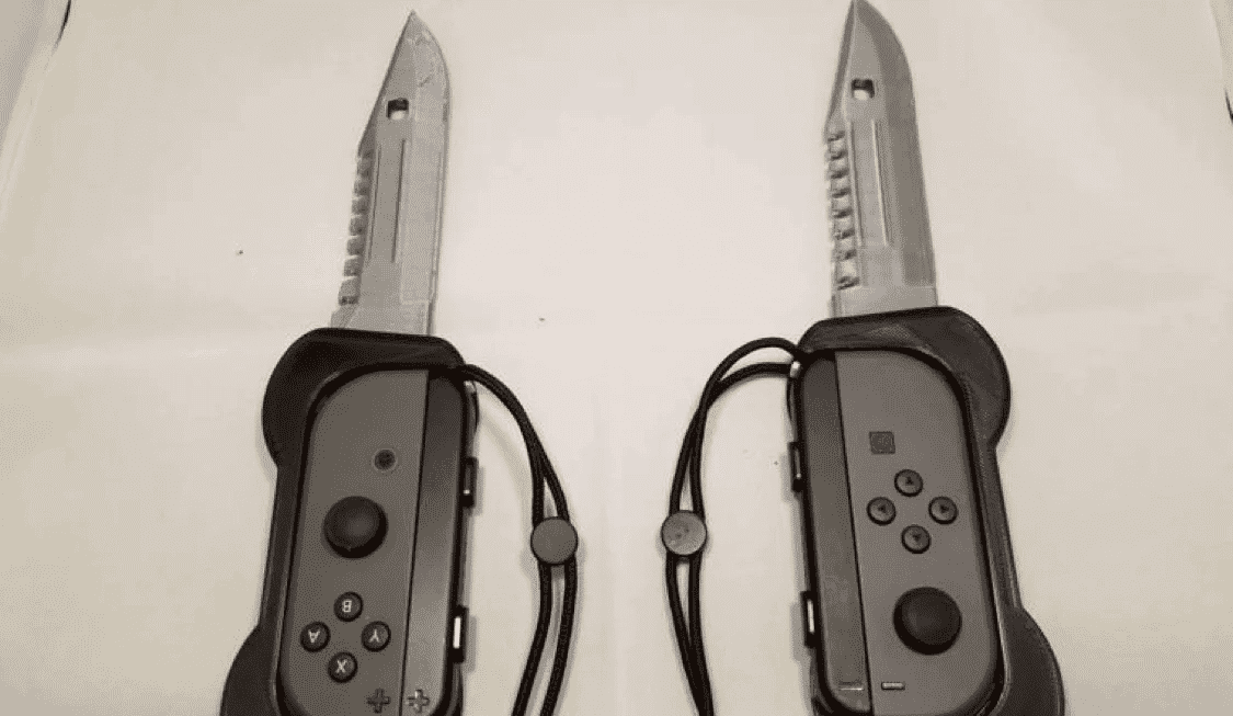 Estos porta-cuchillas (falsas) para Joy-Con de Nintendo Switch son el accesorio perfecto para Halloween