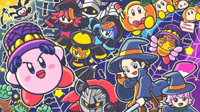 Kirby celebra Halloween con este arte
