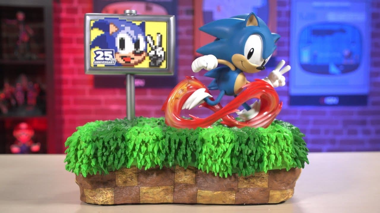 Un vistazo en vídeo a la figura de First 4 Figures del 25º aniversario de Sonic valorada en 380$