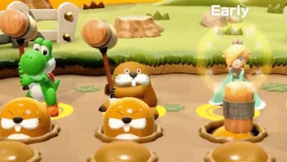 Act.] Esta es la reacción de Topo Monty al jugar al 'Aplasta Topos' en  Super Mario Party, nuevos vídeos - Nintenderos