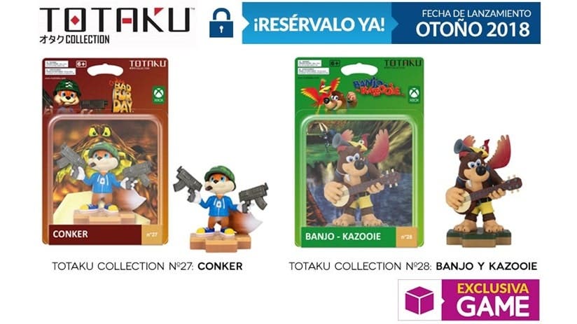 Conker y Banjo y Kazooie son las nuevas incorporaciones de Totaku Collection