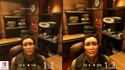 Comparativa en vídeo del parche 1.1 vs. 1.2 en Wolfenstein 2 para Nintendo Switch