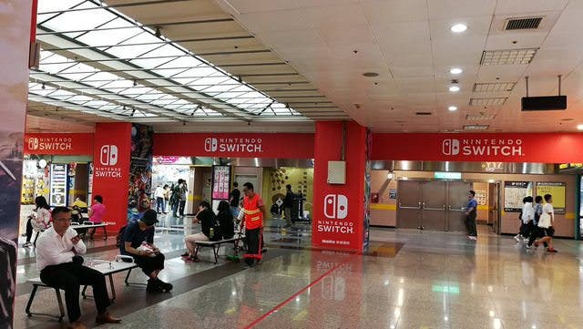 Nintendo Switch invade una calle subterránea de Taiwán