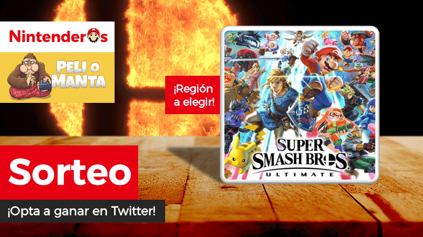[Act.] ¡Sorteamos una copia de Super Smash Bros. Ultimate junto a Peli o Manta!