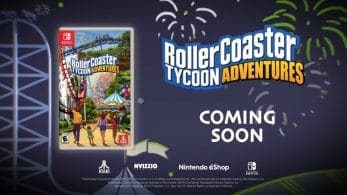 [Act.] RollerCoaster Tycoon Adventures para Switch: Fecha de estreno, controles, tráiler y más