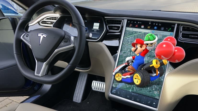 Tesla pidió a Nintendo la licencia de Mario Kart para usarla en sus coches