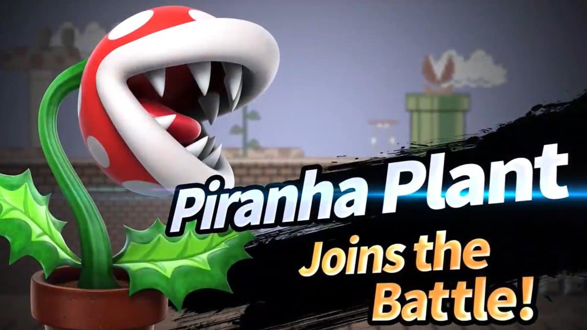 Nintendo ya ha comenzado a distribuir códigos de la Planta Piraña por la precompra digital de Super Smash Bros. Ultimate