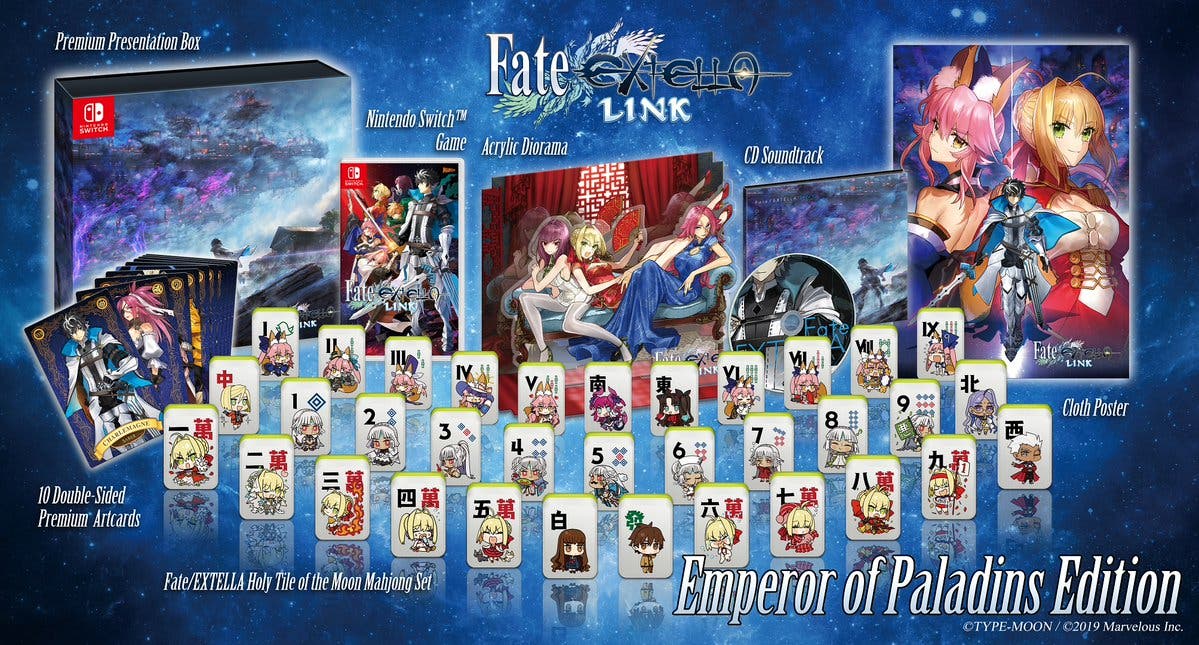 Fate/Extella Link para Switch llegará a Europa con dos ediciones especiales