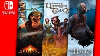 [Act.] Sphinx and the Cursed Mummy, The Book of Unwritten Tales 2 y The Raven Remastered anunciados para Nintendo Switch