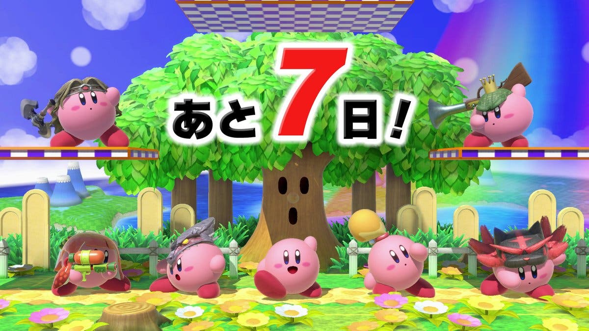 [Act.] Kirby, Bomberman y Final Fantasy nos recuerdan que solo quedan 7 días para la llegada de Super Smash Bros. Ultimate