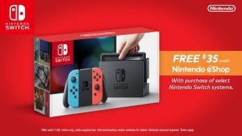 Nintendo ofrece 35$ de regalo a quienes compren una Switch en determinadas tiendas de América